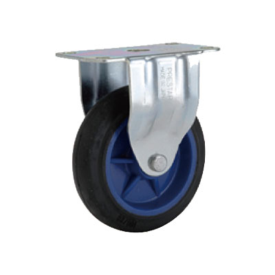 上杉輸送機製作所（PRESTAR）ゴム固定キャスター【DSR-100RB】