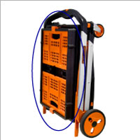 ブラックアンドデッカー2段式折りたたみカートBXWT-H204用折りたたみバスケット【BXWT-H205】画像クリックで拡大表示