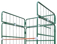 カゴ台車コンビテナーLRC90-PG(KA)嵩上げ部分拡大画像クリックで拡大表示