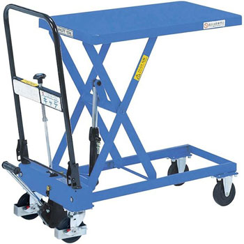 をくだ屋技研OPK LTX-H150-7（手動式リフター リフトテーブルキャデ