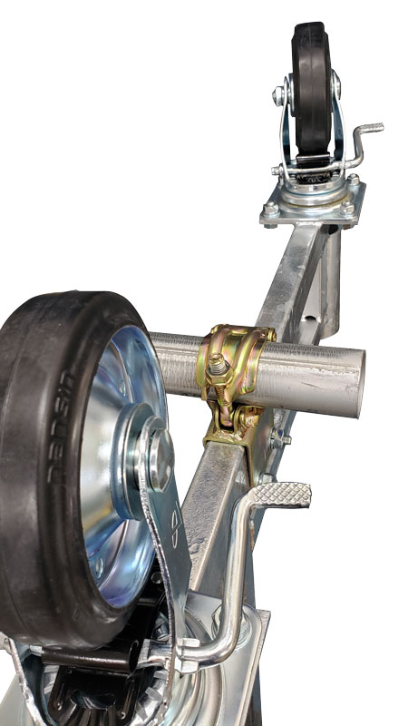 エビス TWIN-STAND500（スチール製単管パイプ組立立て掛け台車）販売